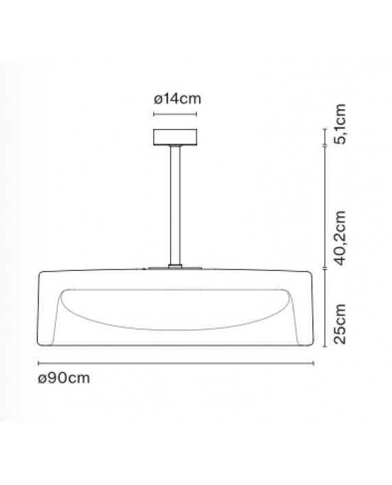 Marset Ringo Stem Ceiling Lamp